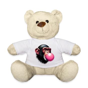 Affe - Teddy - Weiß - Vorne