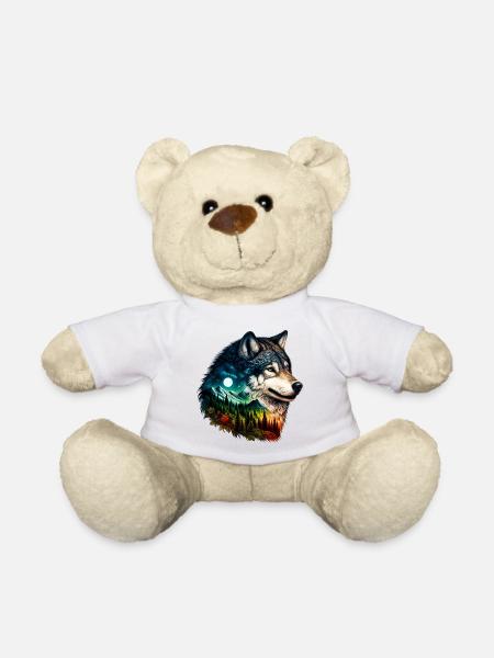 Wolf - Teddy - Weiß