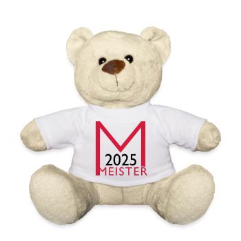 Meister 2025 Meisterschaft - Teddy - Weiß - Vorne
