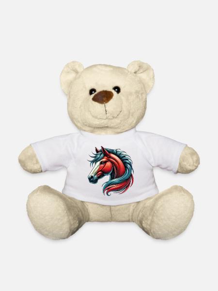 Pferd - Teddy - Weiß