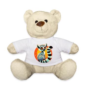 Lémurien - Nounours - blanc - Devant