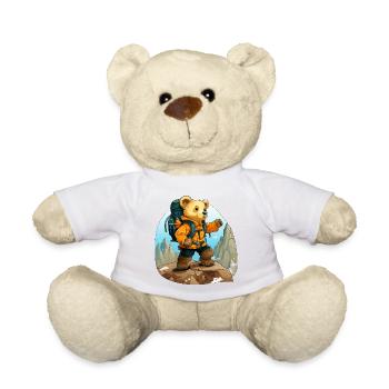 Bears Mountaineers / Hiking Bear - Teddy Bear - white - Front