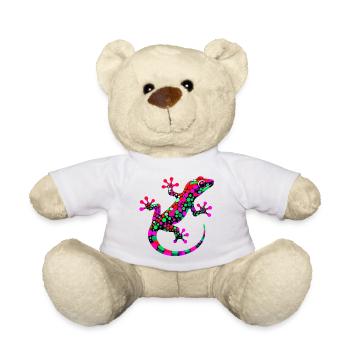 Gecko - Teddy Bear - white - Front