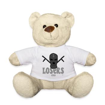 Thug on Protest - Teddy Bear - white - Front