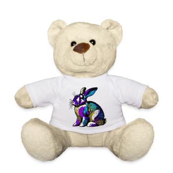 Rabbit - Teddy Bear - white - Front