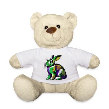 Rabbit - Teddy Bear - white - Front