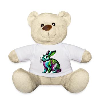 Rabbit - Teddy Bear - white - Front