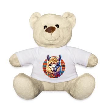 Alpaca - Teddy Bear - white - Front