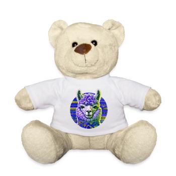 Alpaca - Teddy Bear - white - Front