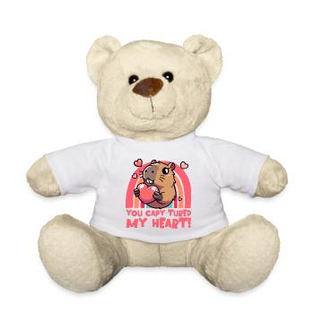 Tu as Capy-turé mon cœur - Cute Capybara Design - Nounours - blanc - Devant