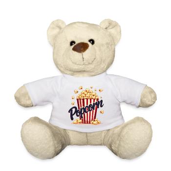 Carnival Outfit - Popcorn Costume - Teddy Bear - white - Front