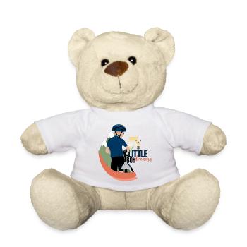 Little boy dreams - Nounours - blanc - Devant