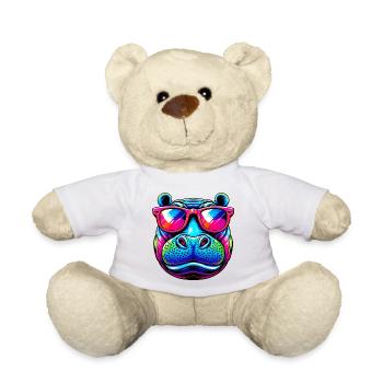Nilpferd - Teddy - Weiß - Vorne