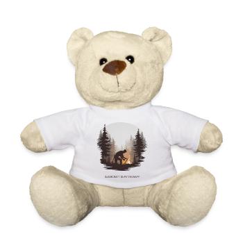Le bushcraft est ma thérapie – Nature & Survival - Nounours - blanc - Devant