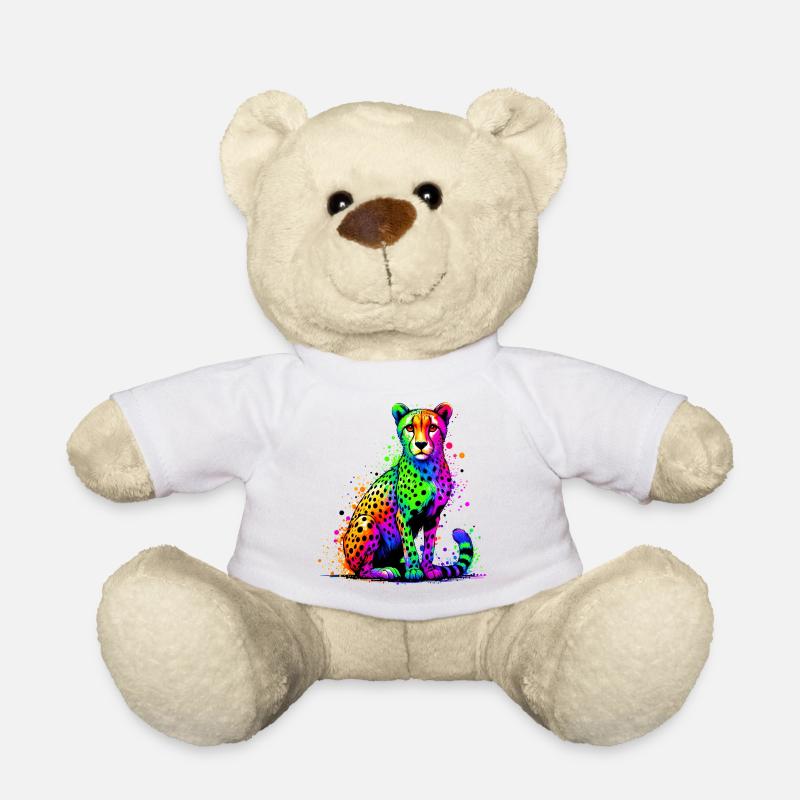 Cheetah - Teddy Bear - white