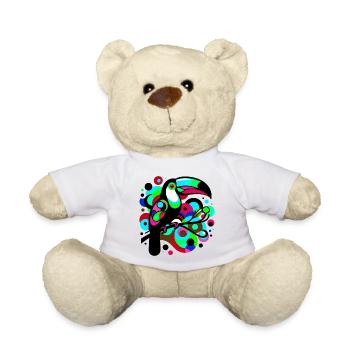 Toucan - Teddy Bear - white - Front