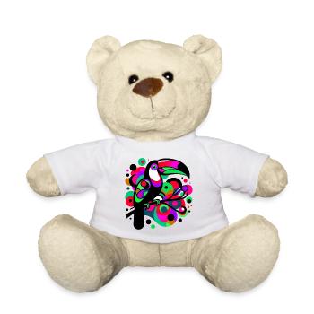Toucan - Teddy Bear - white - Front
