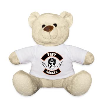 Grandpa rocker - Teddy Bear - white - Front