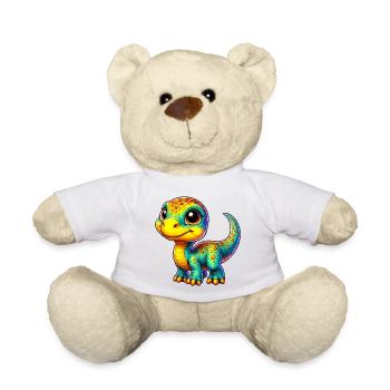 Dinosaurier - Teddy - Weiß - Vorne