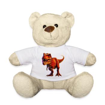 Dinosaur - Teddy Bear - white - Front