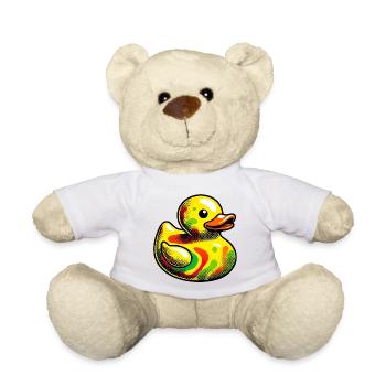 Caneton Canard Canard Canard - Nounours - blanc - Devant