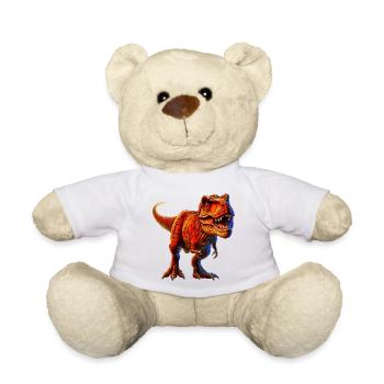 Dinosaurier - Teddy - Weiß - Vorne