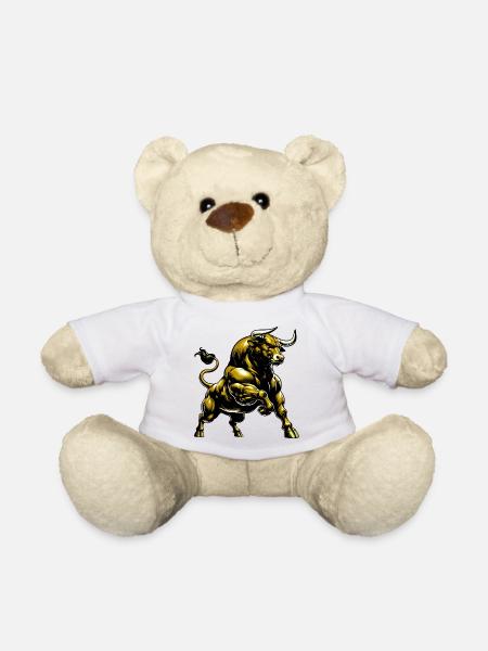 Stier - Teddy - Weiß