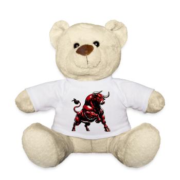 Stier - Teddy - Weiß - Vorne