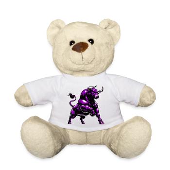 Stier - Teddy - Weiß - Vorne