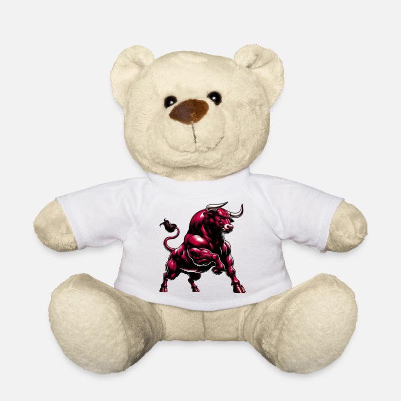 Stier - Teddy - Weiß