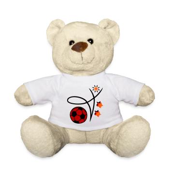 Football Germany - Teddy Bear - white - Front