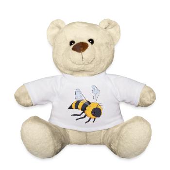 Biene - Teddy - Weiß - Vorne