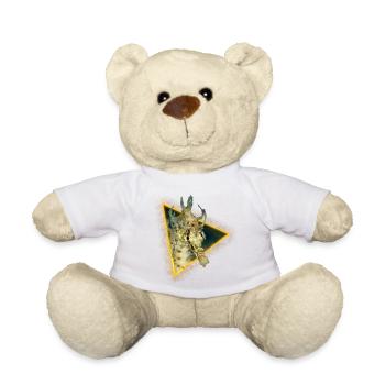Seepferdchen im Dreieck - Teddy - Weiß - Vorne