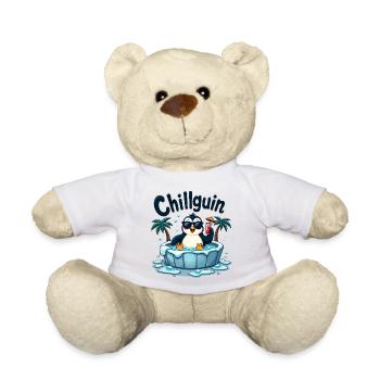 Chillguin – Coolness auf Eis - Teddy - Weiß - Vorne