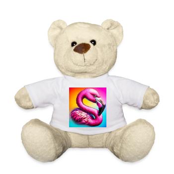 Flamant - Nounours - blanc - Devant