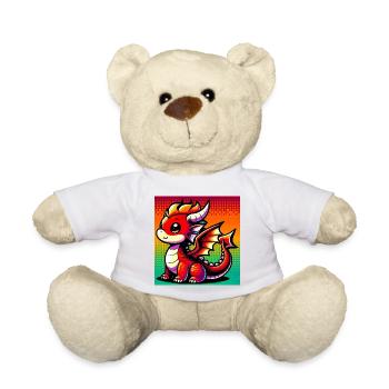 Drache - Teddy - Weiß - Vorne