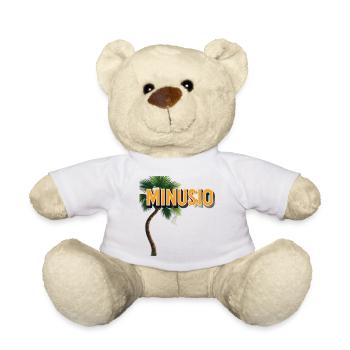 Palmier tropical avec inscription Minusio - Nounours - blanc - Devant