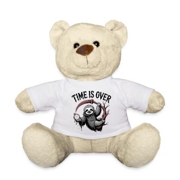 Sloth Grim Reaper Time - Teddy Bear - white - Front
