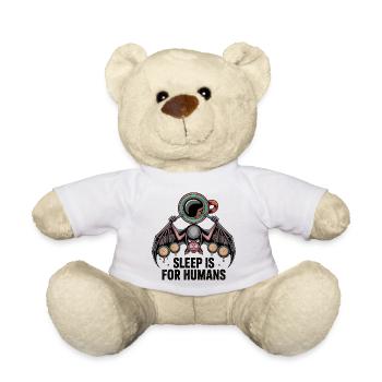 Kaffee Fledermaus Schlaf ist für Menschen - Teddy - Weiß - Vorne