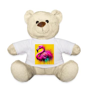 Flamant - Nounours - blanc - Devant
