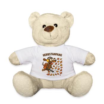 Beginning of Autumn Dachshund - Teddy Bear - white - Front