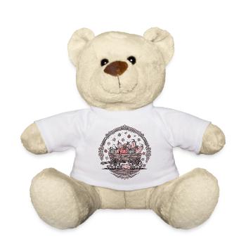 Herbsternte Kürbiswagen - Teddy - Weiß - Vorne