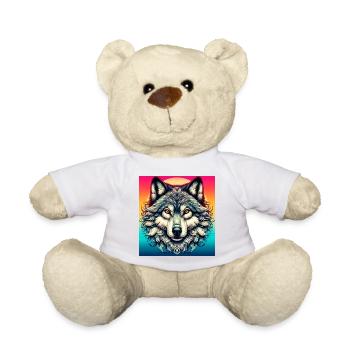 Loup - Nounours - blanc - Devant