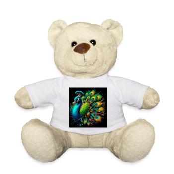 Pfau - Teddy - Weiß - Vorne