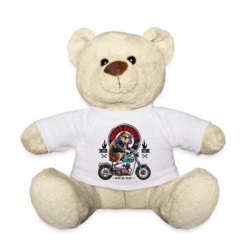 Bulldog Rebel Moto - Nounours - blanc - Devant