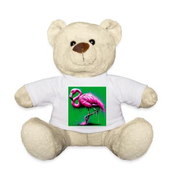 Flamant - Nounours - blanc - Devant