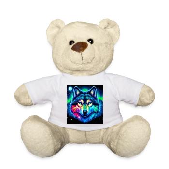 Loup - Nounours - blanc - Devant