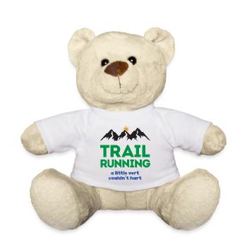 Trailrunning - ein bisschen Ver kann nicht schaden - Teddy - Weiß - Vorne