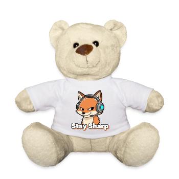 StaySharp Fuchs Headset - Teddy - Weiß - Vorne