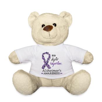Gemeinsam stark gegen Alzheimer - Teddy - Weiß - Vorne